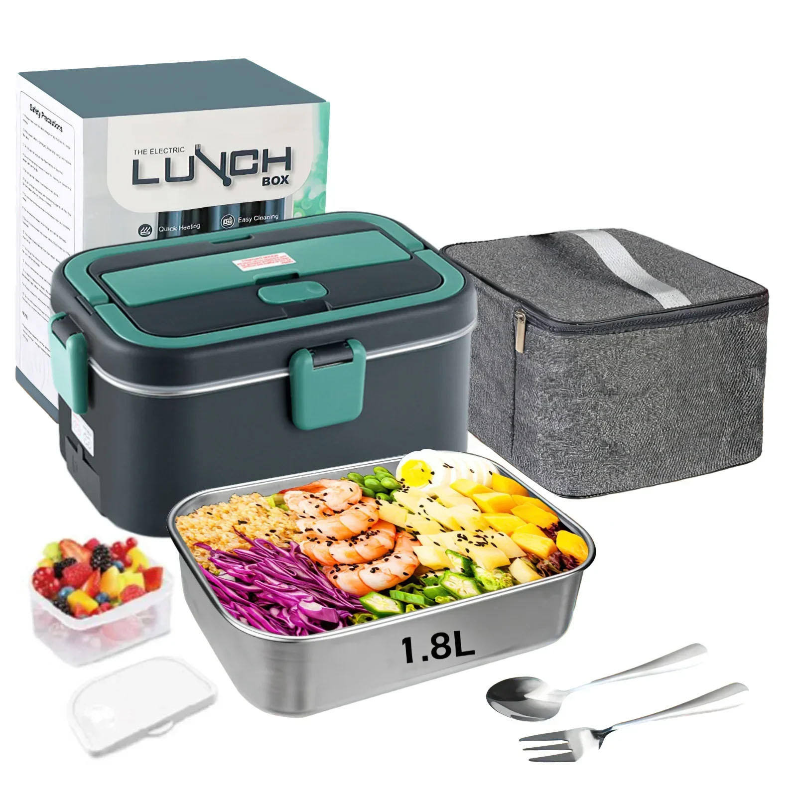 Electric Lunch Box Food Warmer – Camping Cooking Food recenzja i cena