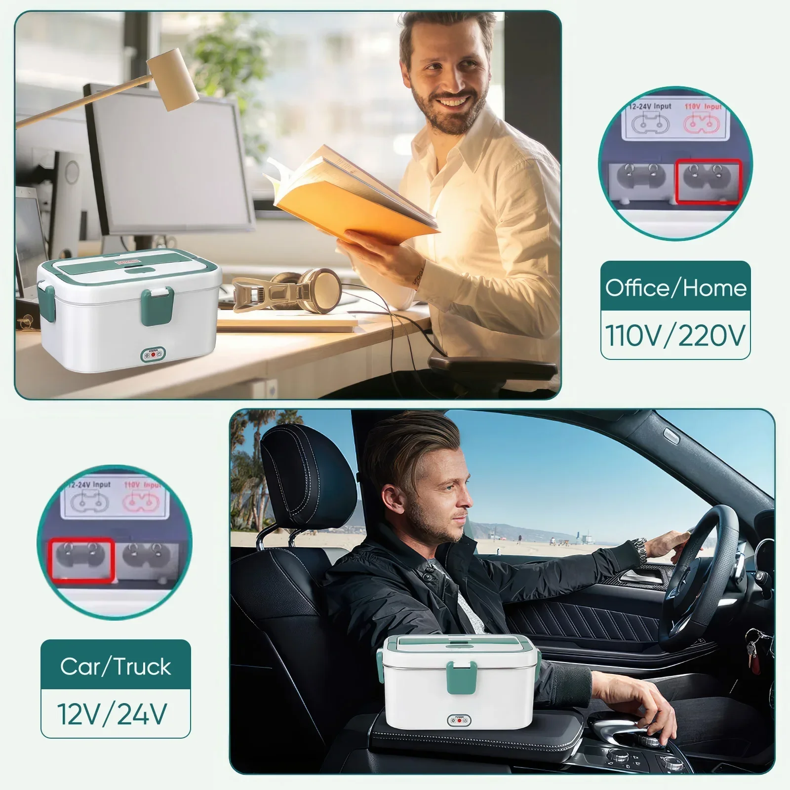 Electric Lunch Box Food Warmer – Camping Cooking Food recenzja i cena