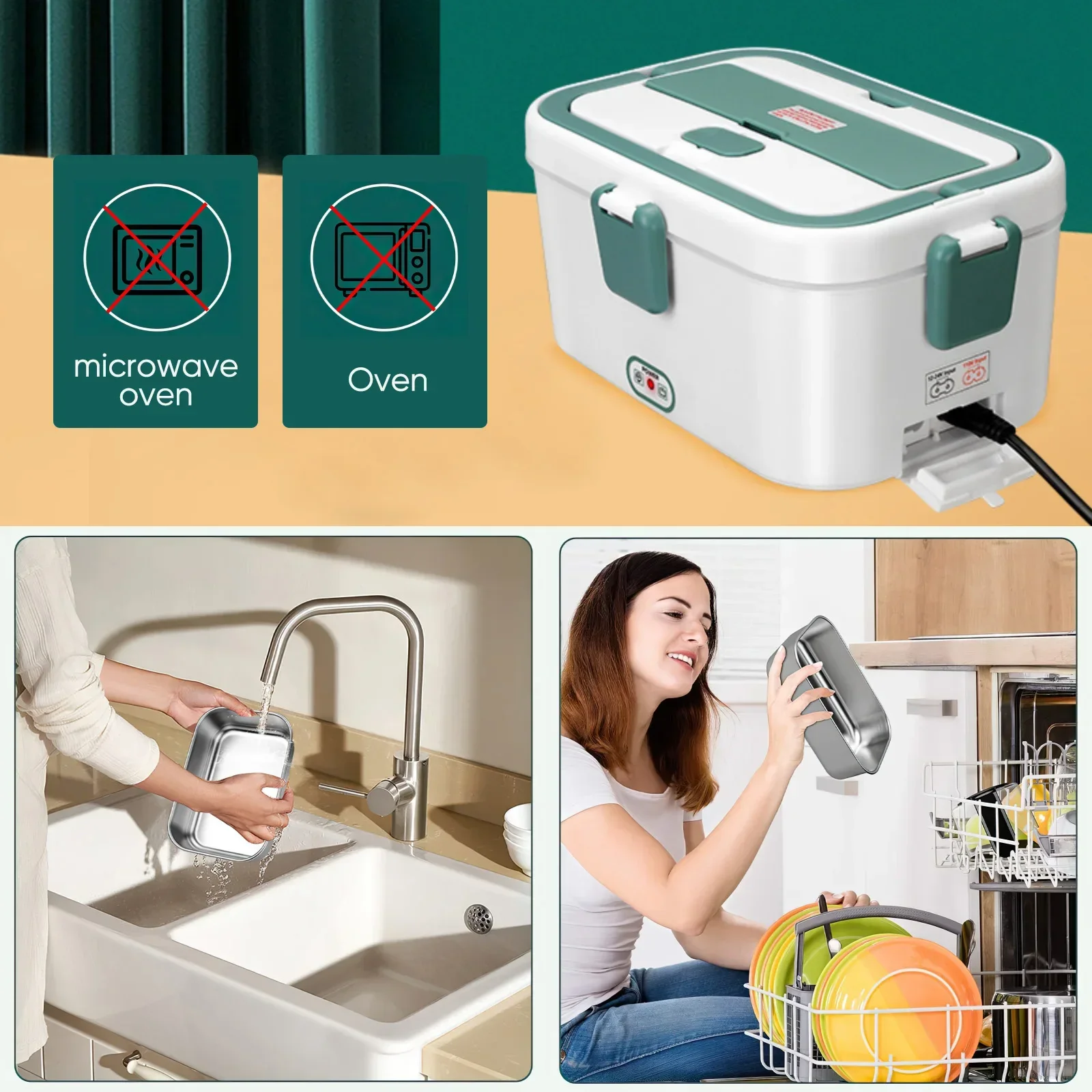 Electric Lunch Box Food Warmer – Camping Cooking Food recenzja i cena