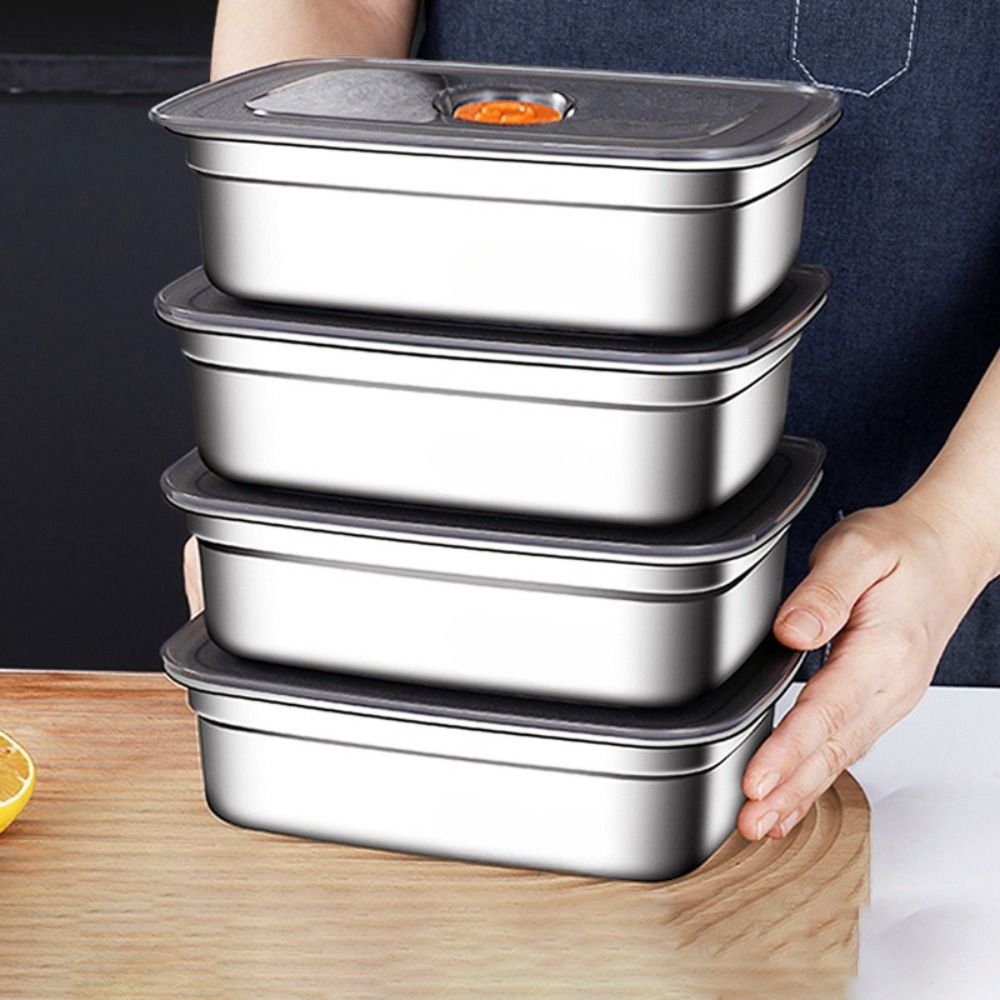 Stainless Steel Lunch Box Bent – Camping Cooking Food recenzja i cena