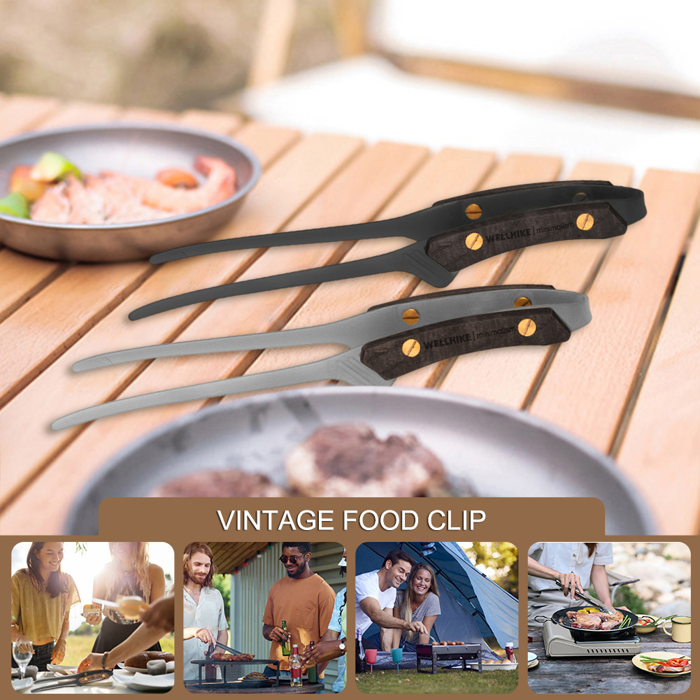 BBQ Grill Barbecue Tong Vintag – Vintage Camping Cooking Set recenzja i cena