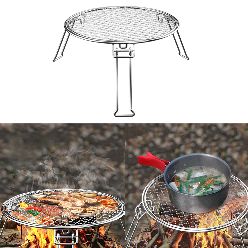 Camping BBQ Grill Grate Foldab – Camping Cooking Grate recenzja i cena