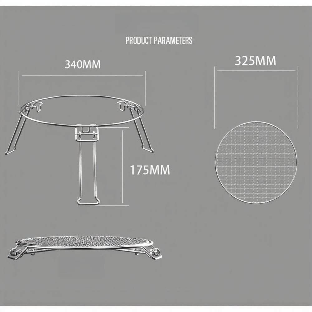 Camping BBQ Grill Grate Foldab – Camping Cooking Grate recenzja i cena