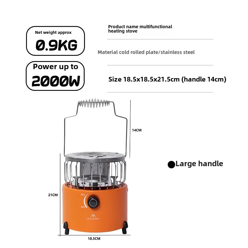 MOUNTAINHIKER Portable 2000W G – Camping Cooking Heater recenzja i cena