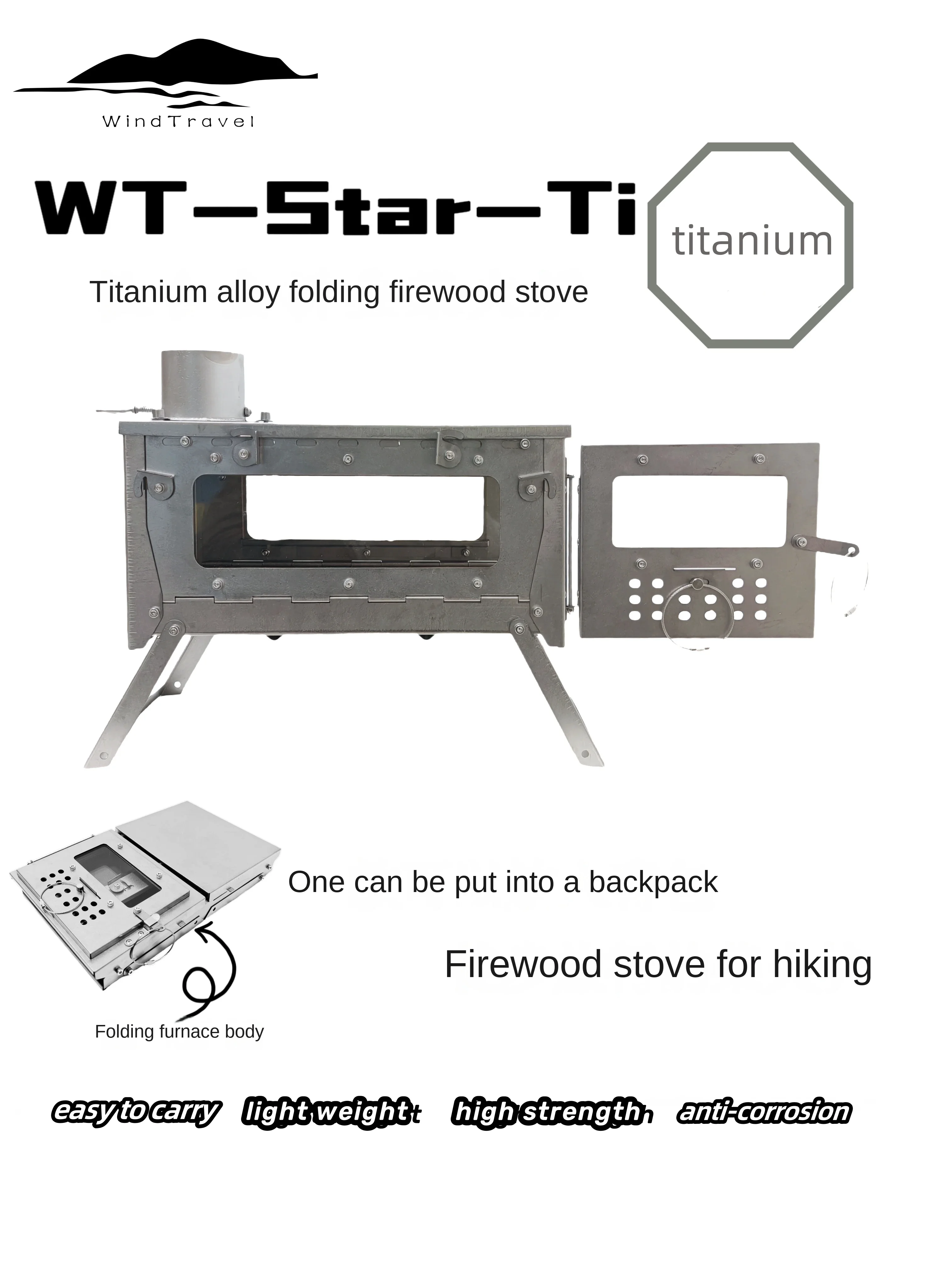WT Star Ti Titanium Alloy Fold – Camping Cooking Drawer recenzja i cena