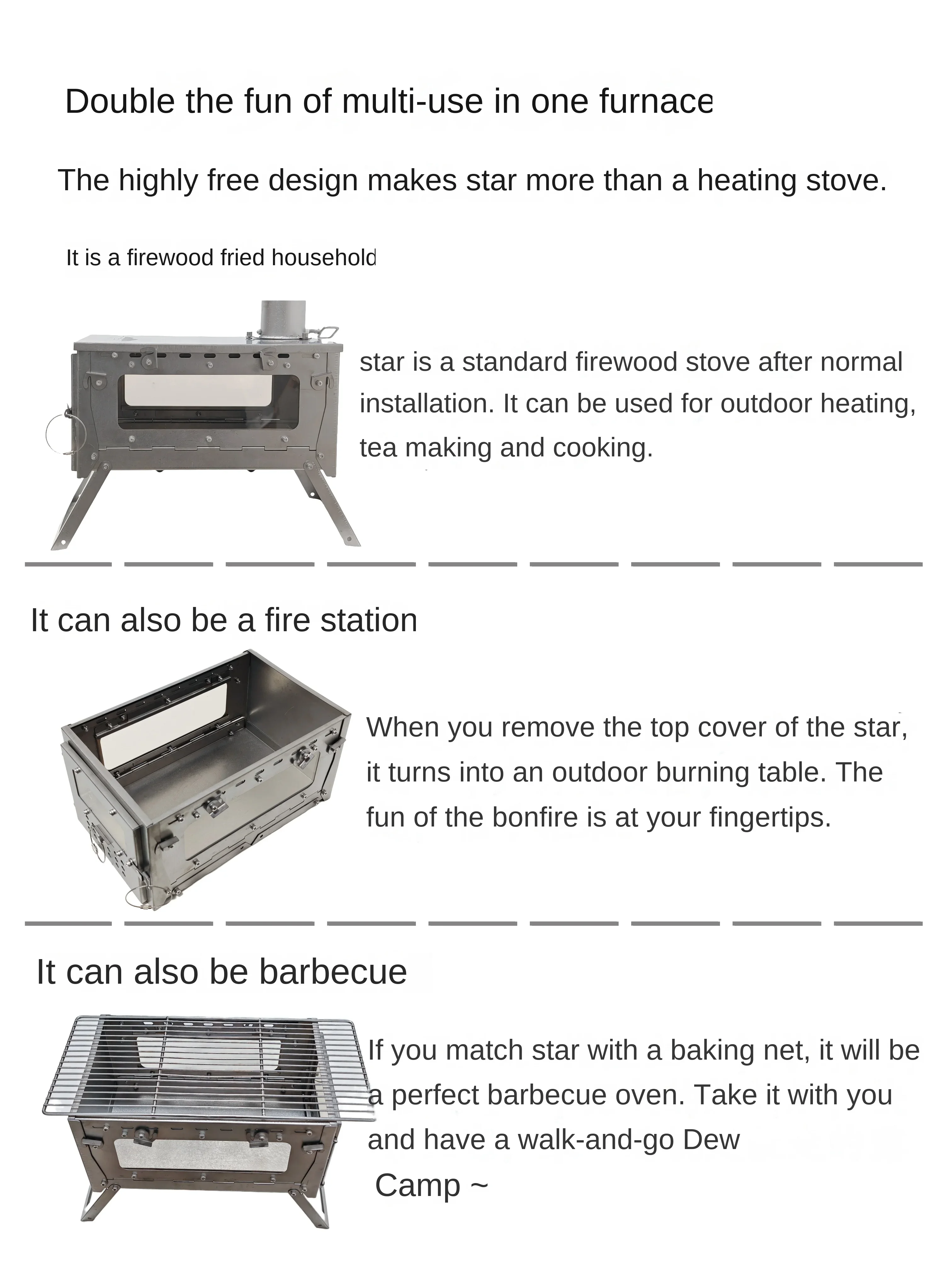 WT Star Ti Titanium Alloy Fold – Camping Cooking Drawer recenzja i cena
