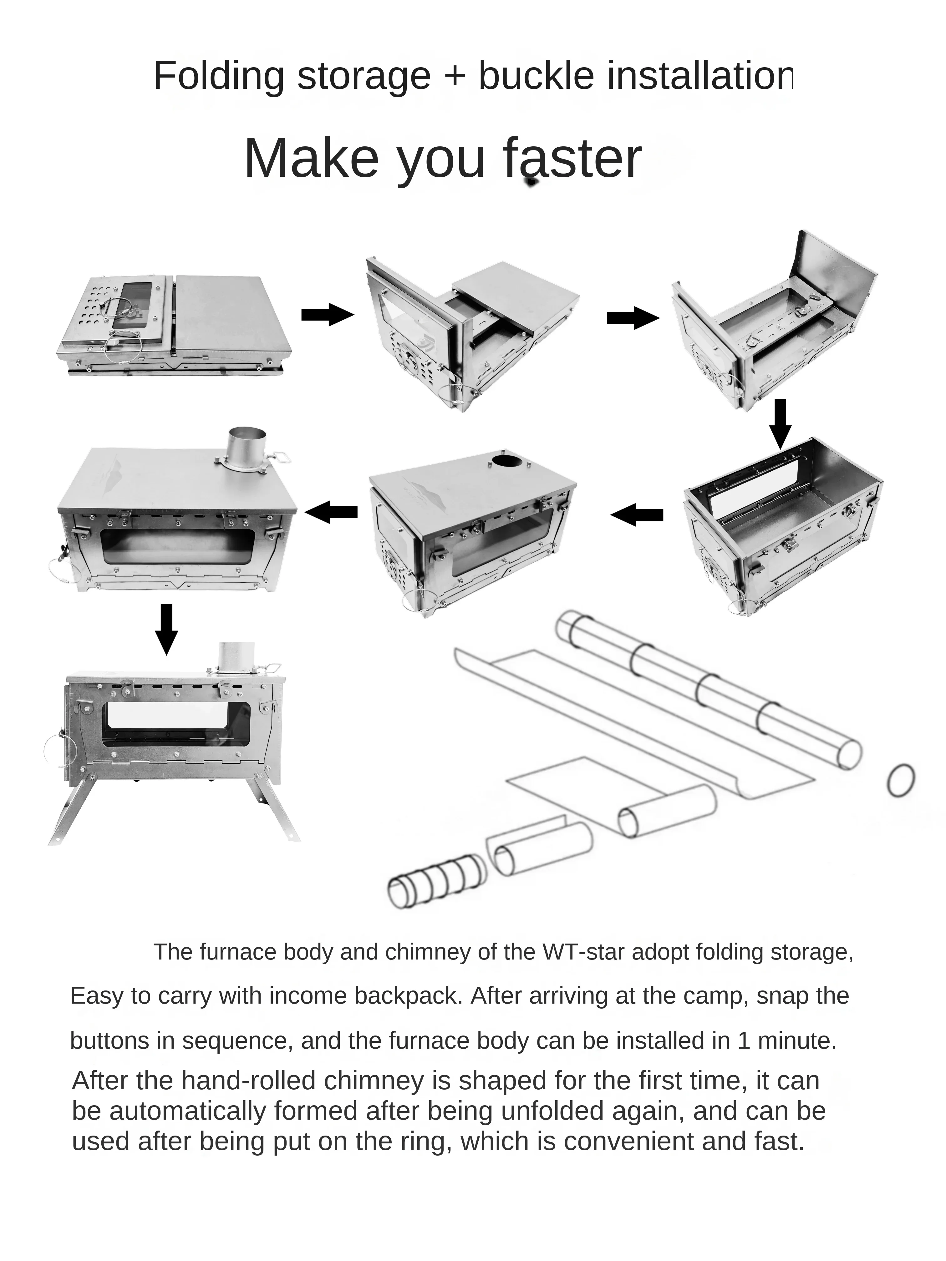WT Star Ti Titanium Alloy Fold – Camping Cooking Drawer recenzja i cena