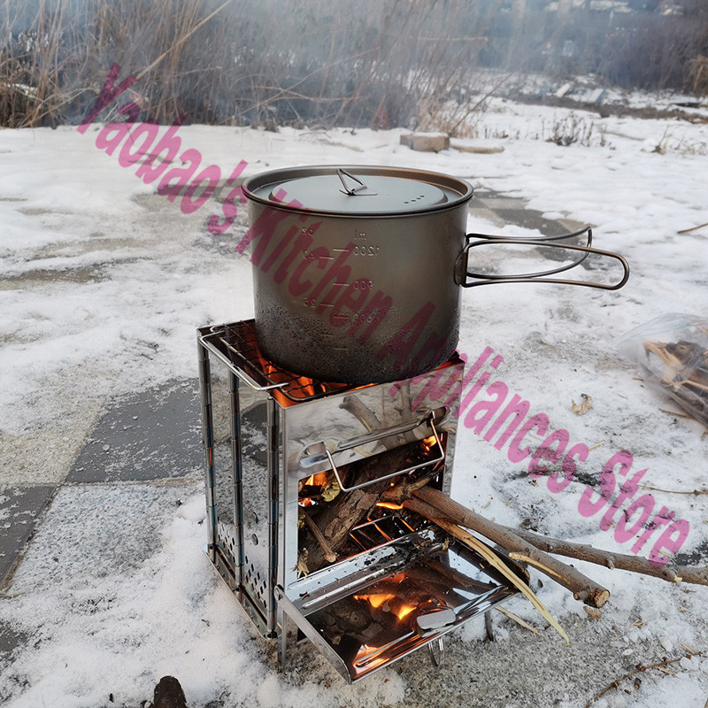 Wood Stove Outdoor Camping Equ – Camping Cooking Equipment recenzja i cena