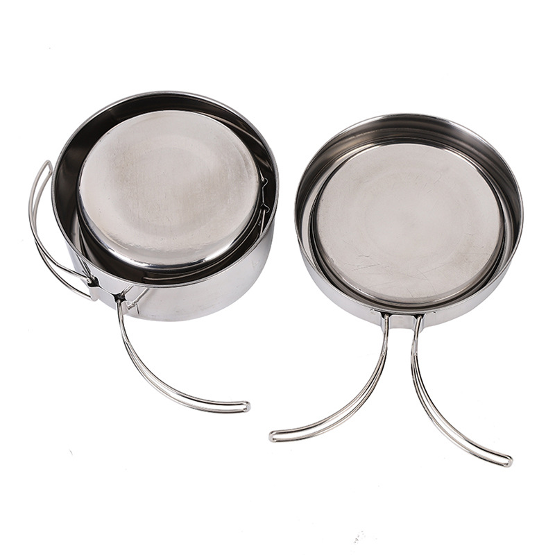 CLS 4-Piece Stainless Steel Ca – Nesting Camping Cooking Set recenzja i cena
