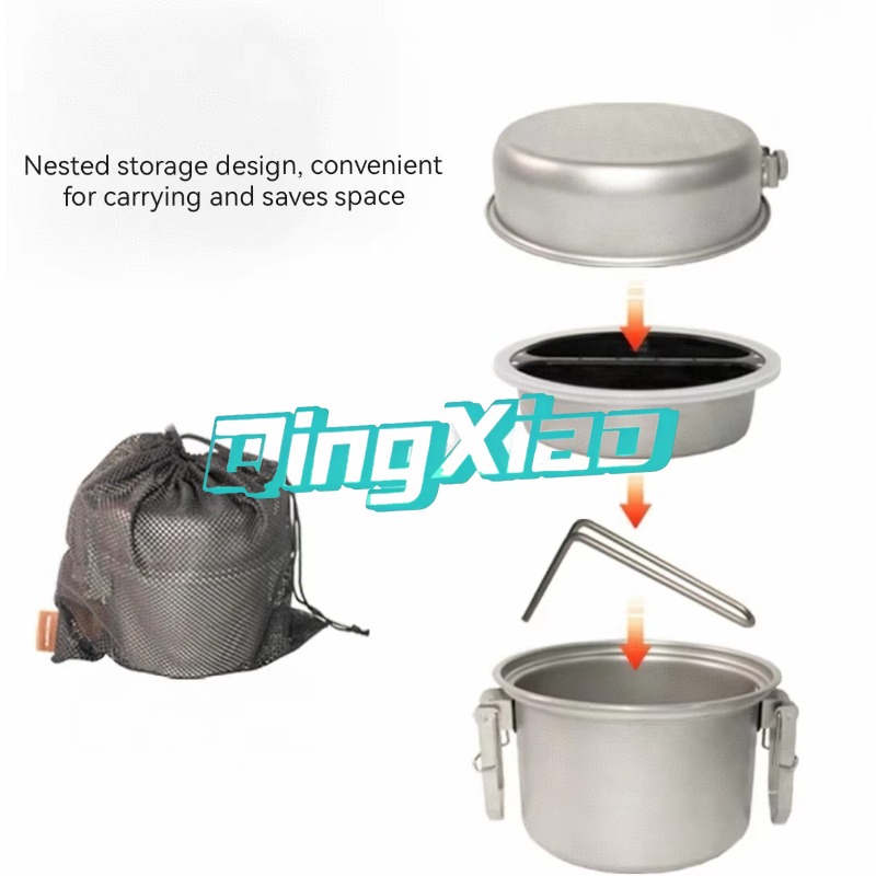 Outdoor 304 Stainless Steel Mu – Camping Cooking Pot recenzja i cena