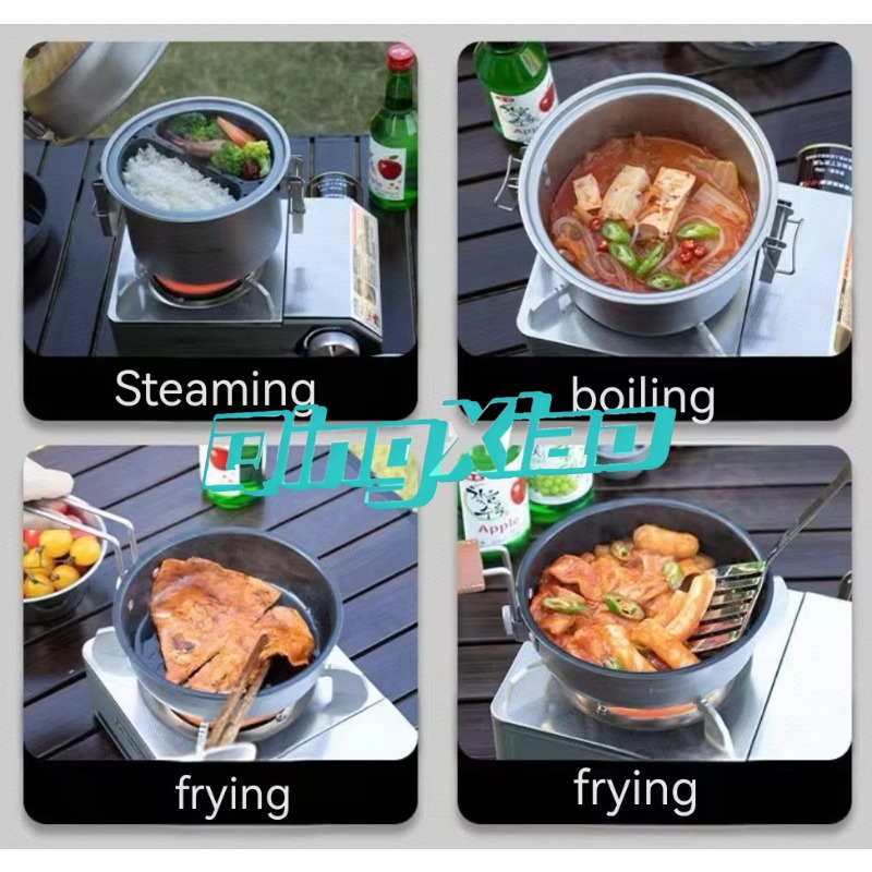 Outdoor 304 Stainless Steel Mu – Camping Cooking Pot recenzja i cena