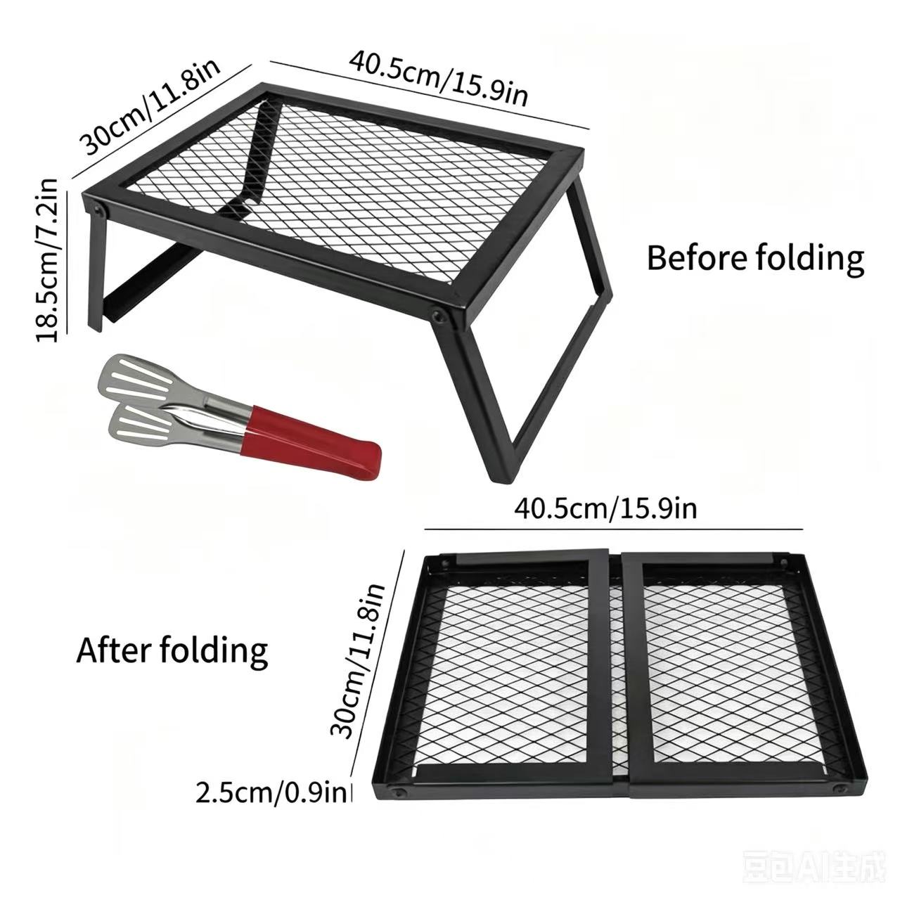 Portable folding barbecue gril – Camping Cooking Gifts recenzja i cena
