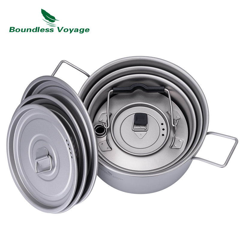 Boundless Voyage Titanium Pot  – Mess Kit Titanium recenzja i cena