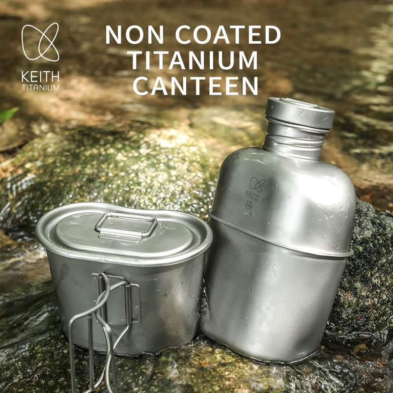 KEITH  Pure Titanium Canteen M – Camping Cooking Mess Kit recenzja i cena