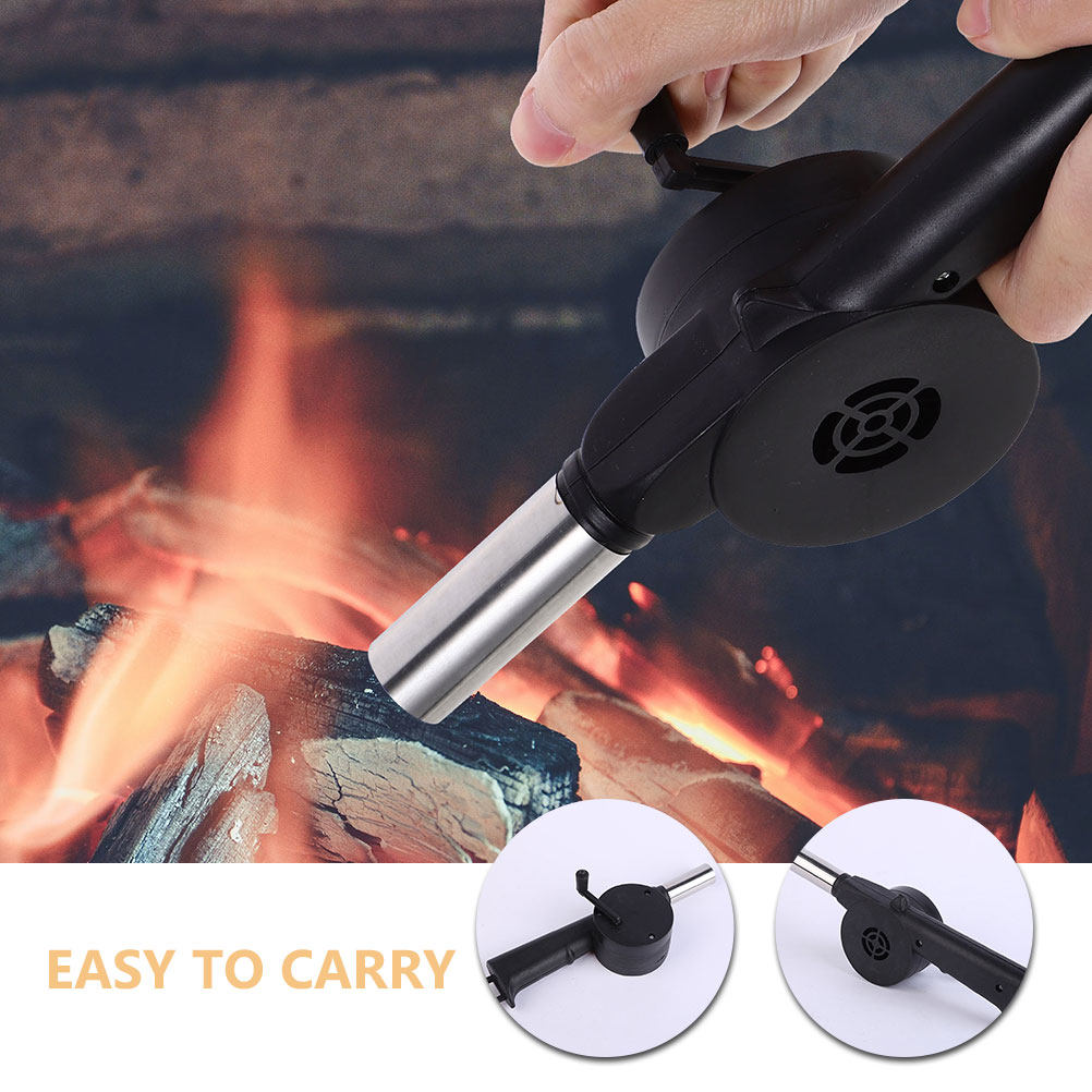 Hand Crank Black Manual Bbq Fa – Camping Cooking Fire recenzja i cena