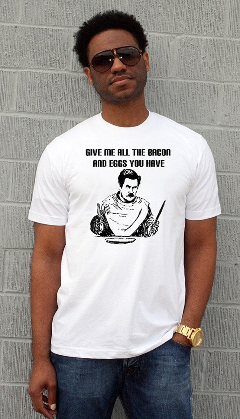 Ron Swanson Carnivore Shirt Fu – Camping Cooking Gifts recenzja i cena