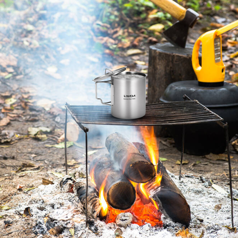 Lixada 750ml Cup Outdoor Stain – Camping Cooking Full Set recenzja i cena