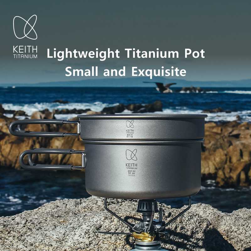 Keith Titanium Pot Set Outdoor – Nesting Camping Cooking Set recenzja i cena