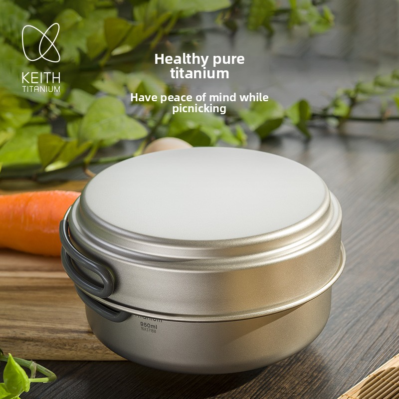 Keith Titanium Pot Set Outdoor – Nesting Camping Cooking Set recenzja i cena