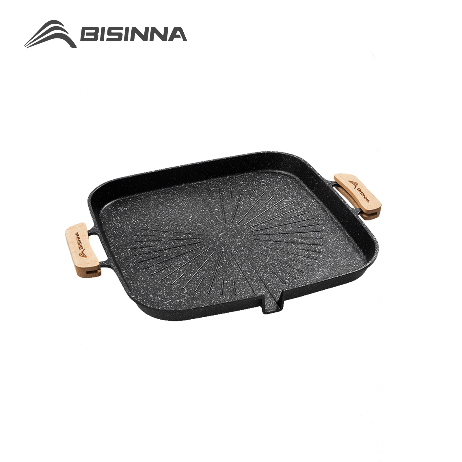BISINNA Square BBQ Grill Pan N – Camping Cooking Pot recenzja i cena