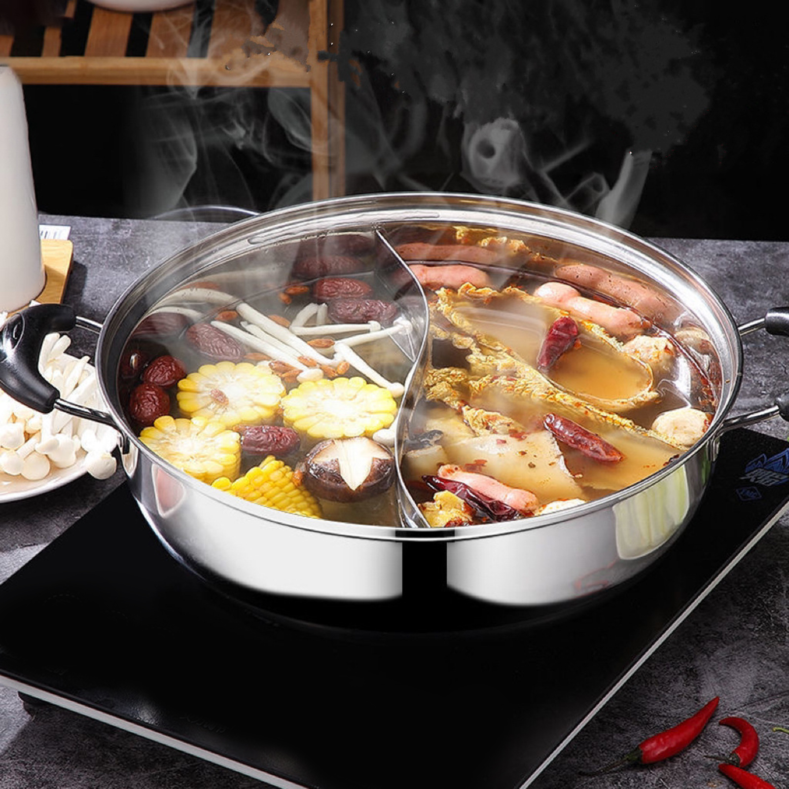 Chinese Shabu Shabu Pot Cookin – Camping Cooking Pot recenzja i cena