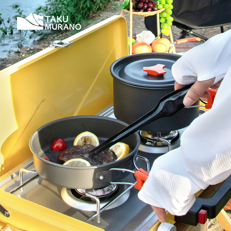 Camping Cookware Set Outdoor C – Camping Cooking Full Set recenzja i cena