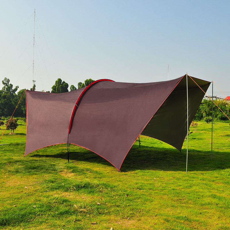 Large multi-person awning with – Camping Cooking Awning recenzja i cena