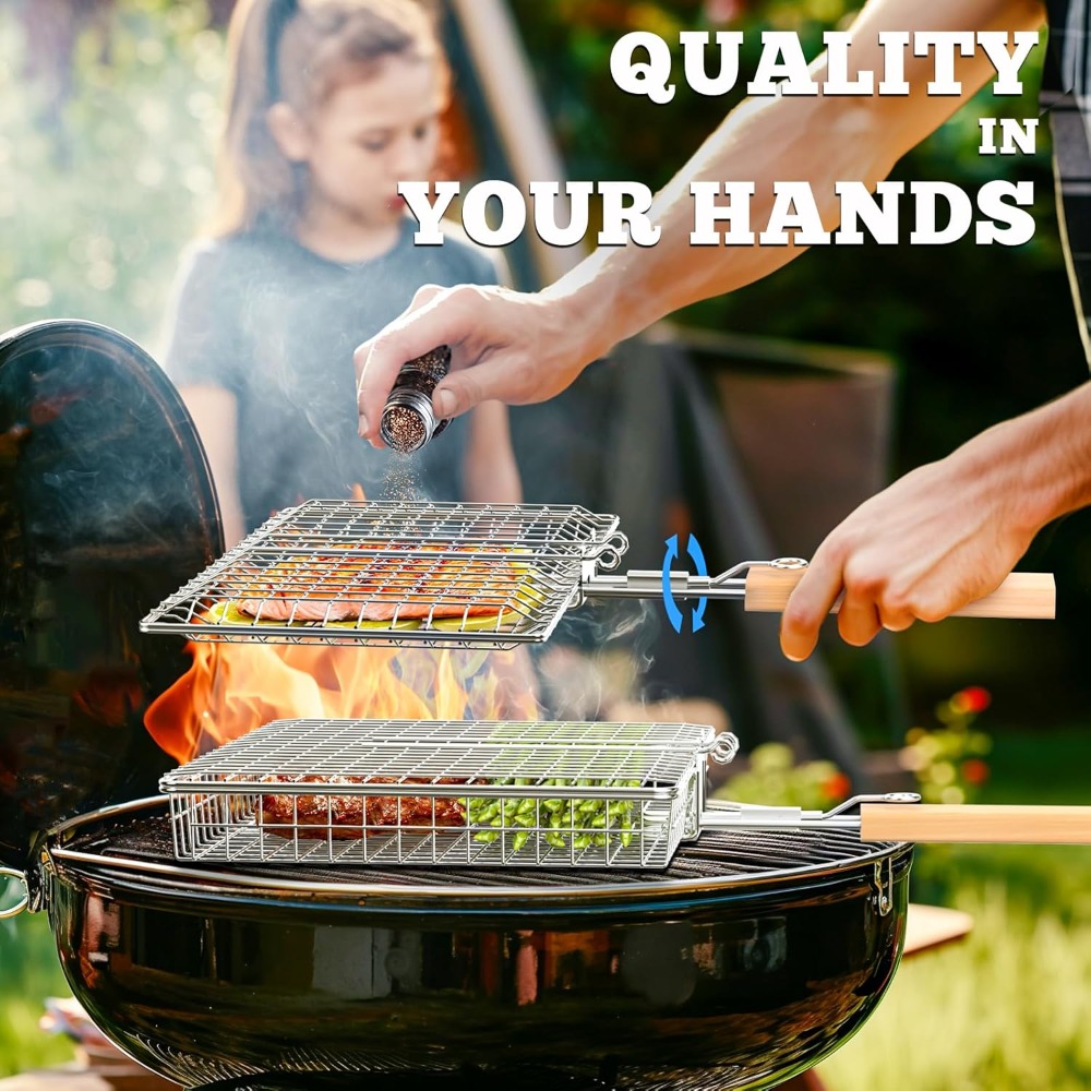 Fish Grill Basket Set, Removab – Nesting Camping Cooking Set recenzja i cena