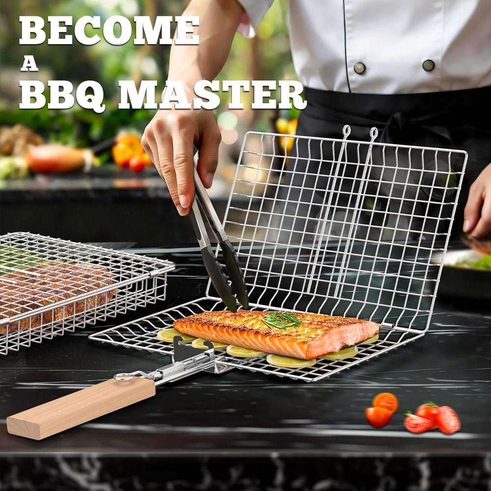 Fish Grill Basket Set, Removab – Nesting Camping Cooking Set recenzja i cena