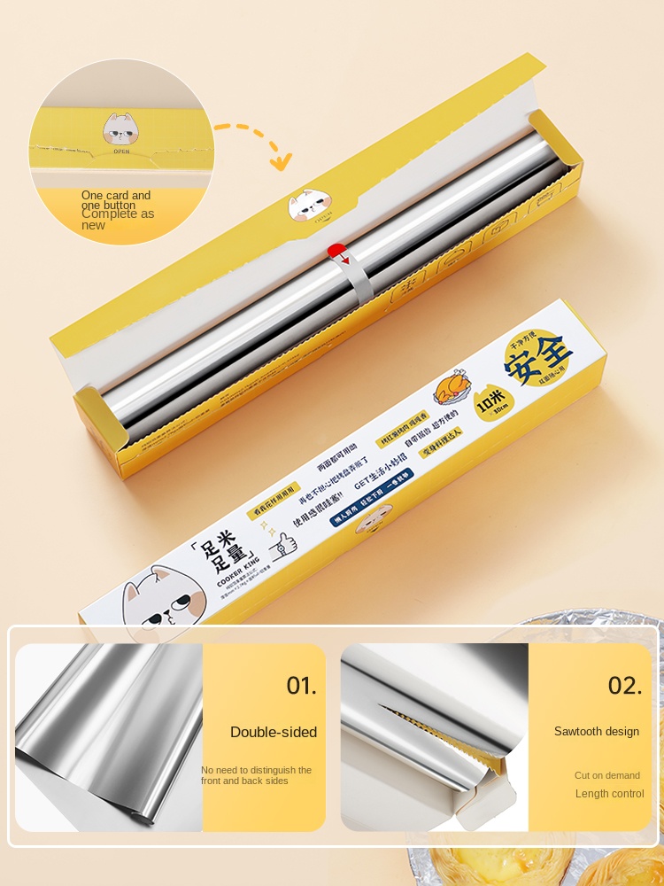 COOKER KING Oven Foil Baking A – Aluminum Foil Heavy Duty recenzja i cena