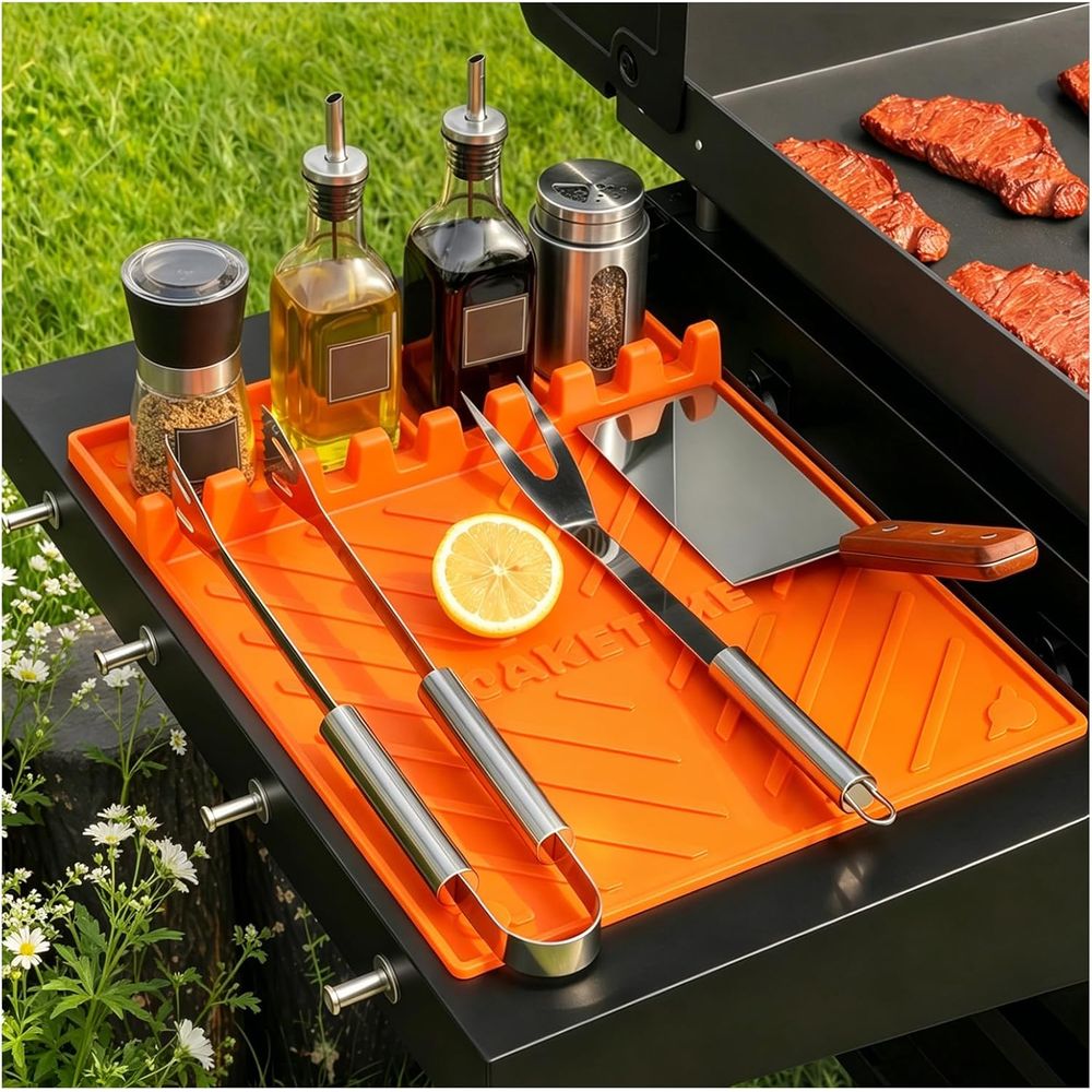 Silicone Grill Mats or Griddle – Camping Cooking Kitchen recenzja i cena