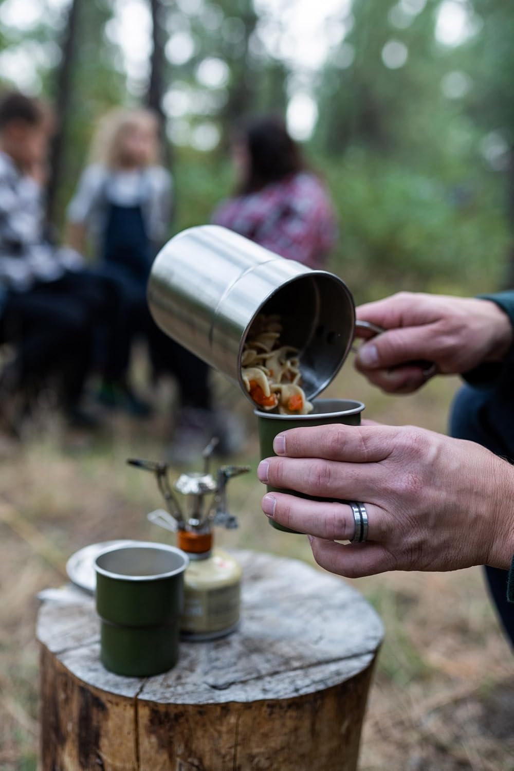 Stainless Steel Camping Cookwa – Nesting Camping Cooking Set recenzja i cena