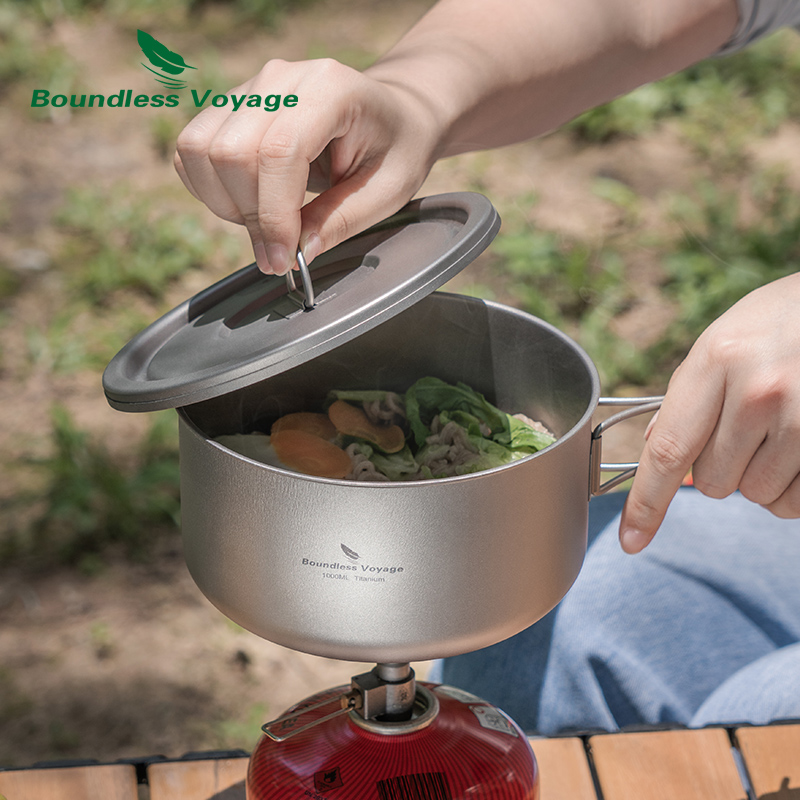 Boundless Voyage Titanium Camp – Camping Cooking Pot recenzja i cena