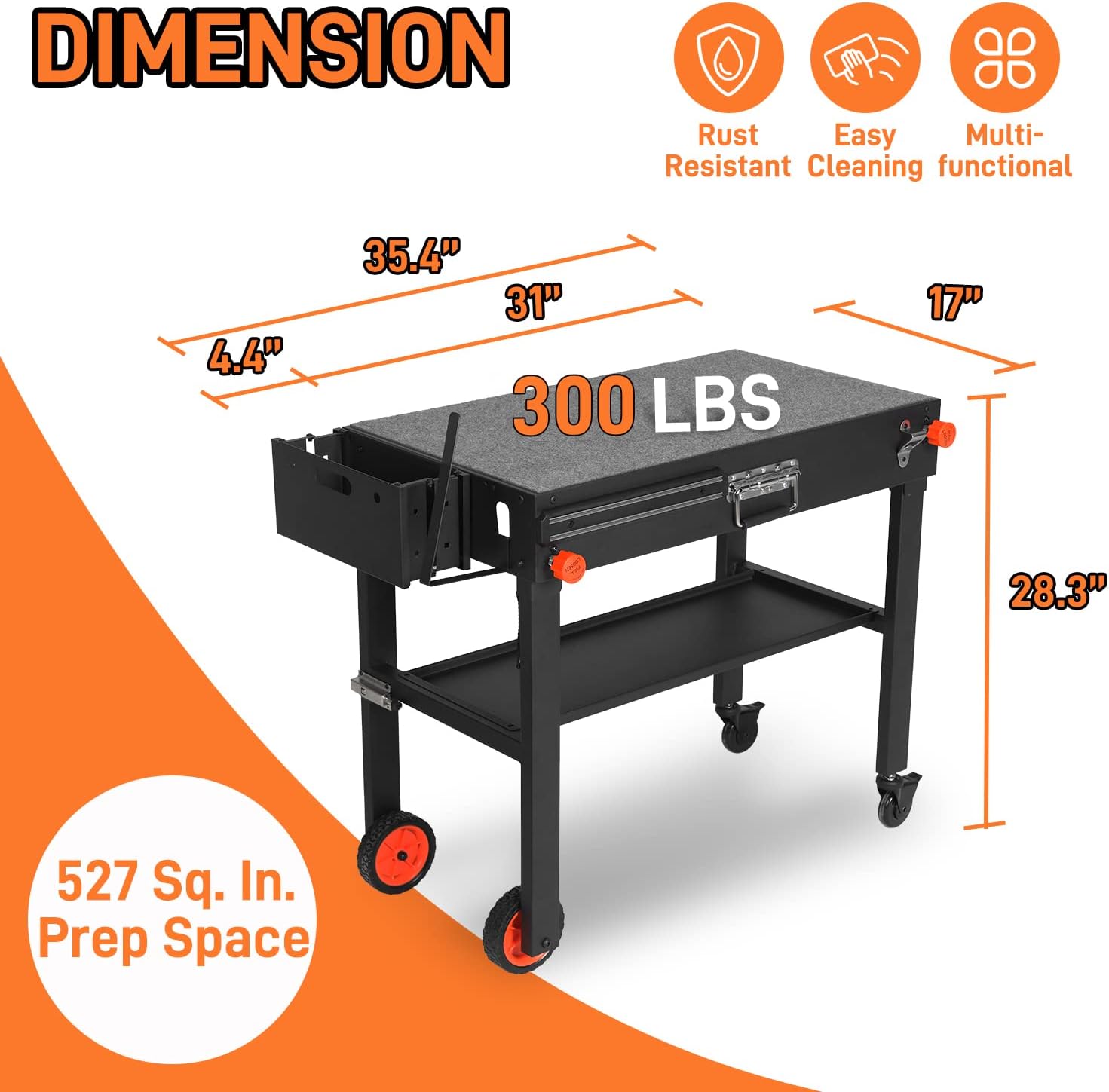 Portable Folding Grill Table W – Camping Cooking Caddy recenzja i cena