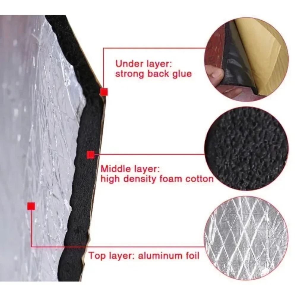 Extra Thick 20mm Car Sound Dea – Aluminum Foil Heavy Duty recenzja i cena
