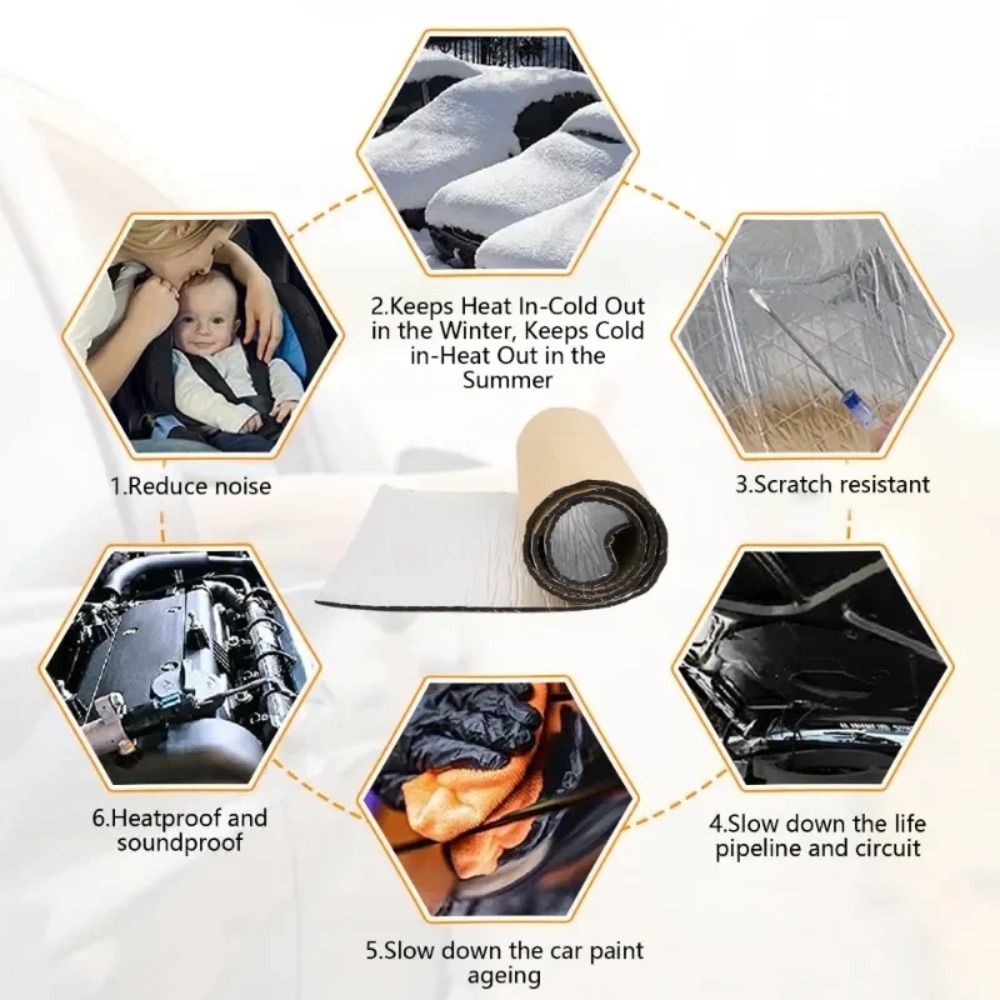 Extra Thick 20mm Car Sound Dea – Aluminum Foil Heavy Duty recenzja i cena