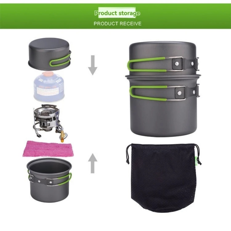 BRS-T15A Camping2026 Cookware  – Camping Cooking Mess Kit recenzja i cena