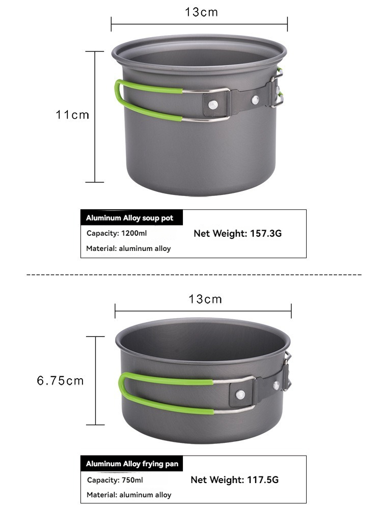 BRS-T15A Camping2026 Cookware  – Camping Cooking Mess Kit recenzja i cena