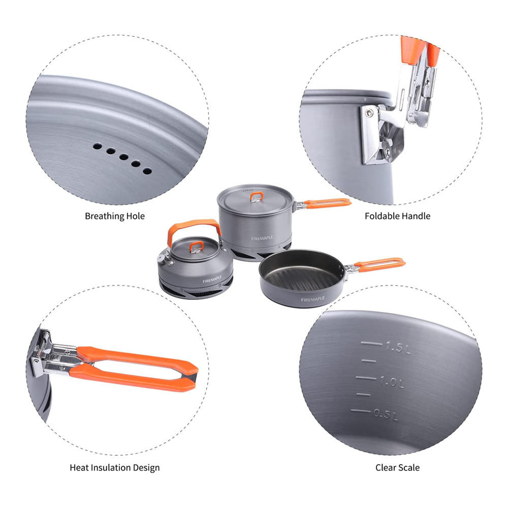 Fire Maple Camping Cookware Ut – Camping Cooking Full Set recenzja i cena