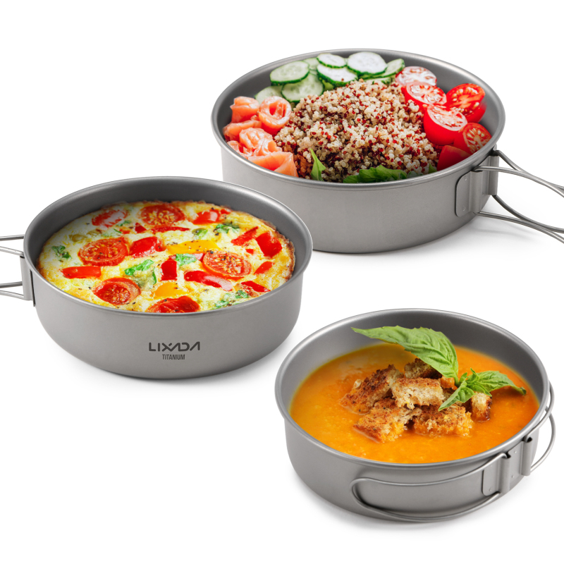 Lixada Titanium Bowls Ultralig – Mess Kit Titanium recenzja i cena