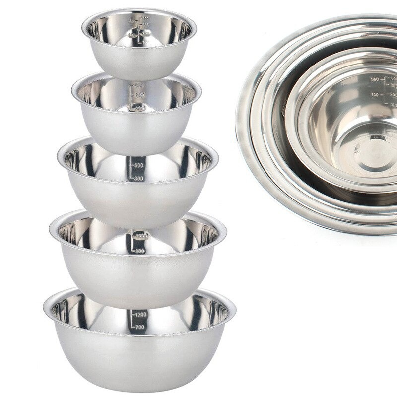 5pcs/set Stainless Steel Mixin – Nesting Camping Cooking Set recenzja i cena