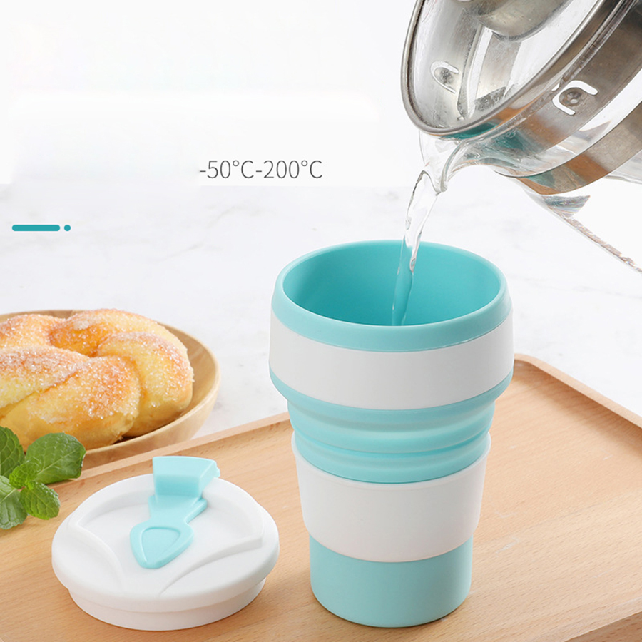 350ML Food-Grade Silicone Fold – Camping Cooking Food recenzja i cena