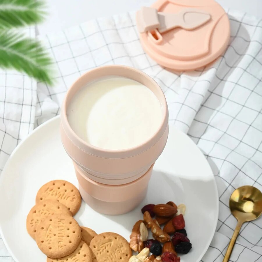 350ML Food-Grade Silicone Fold – Camping Cooking Food recenzja i cena