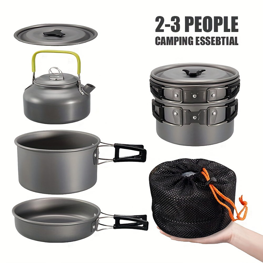 Outdoor camping cookware set m – Camping Cooking Equipment recenzja i cena