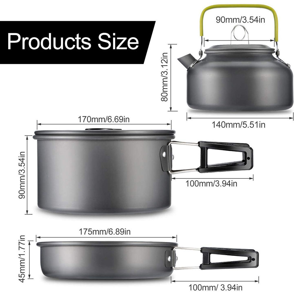 Outdoor camping cookware set m – Camping Cooking Equipment recenzja i cena