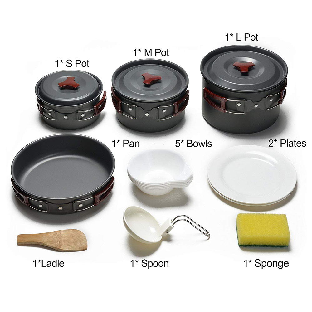 Outdoor Camping Cookware Kit N – Camping Cooking Full Set recenzja i cena
