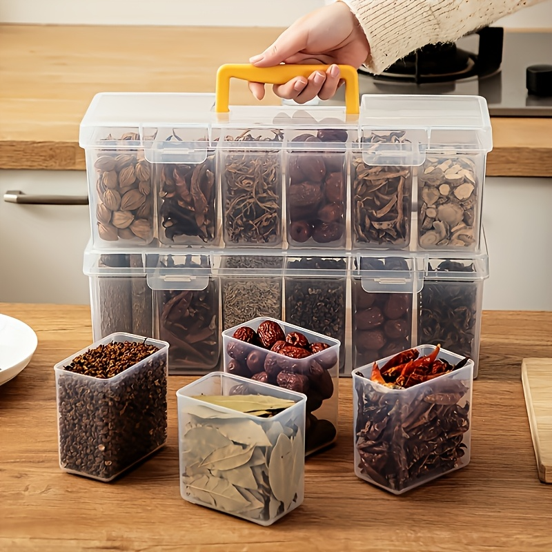 7Pcs Airtight Spice Container  – Camping Cooking Food recenzja i cena