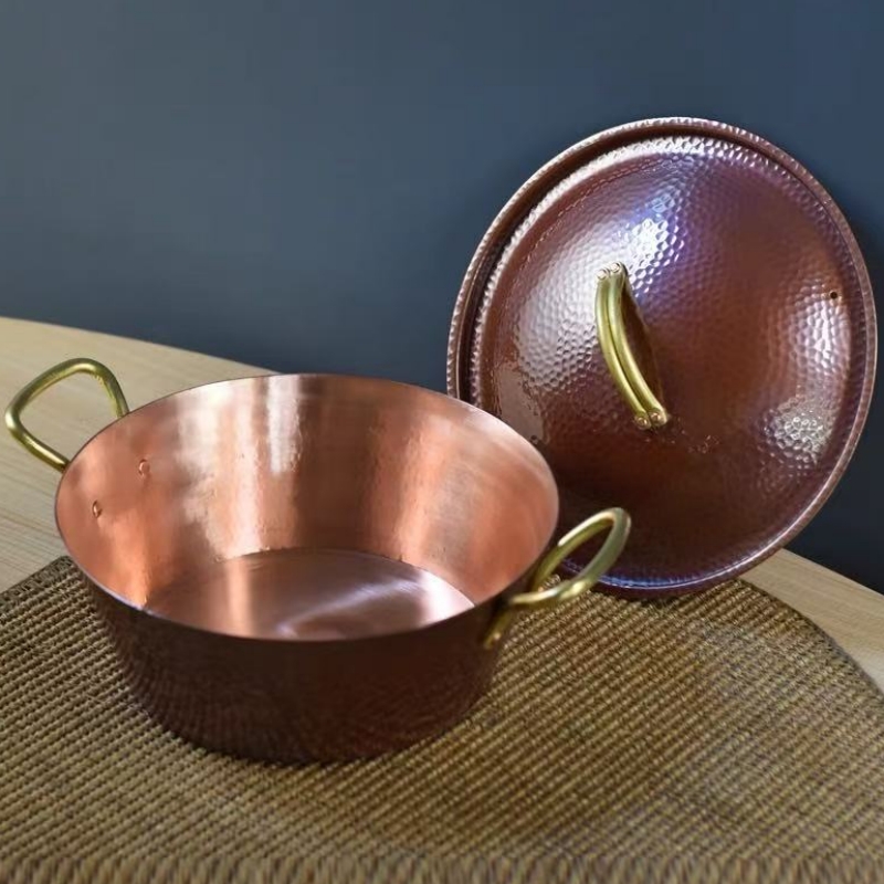 Handcrafted Vintage Copper Pot – Camping Cooking Pot recenzja i cena