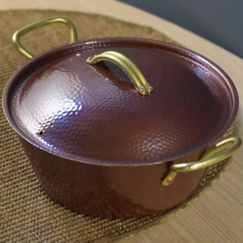 Handcrafted Vintage Copper Pot – Camping Cooking Pot recenzja i cena