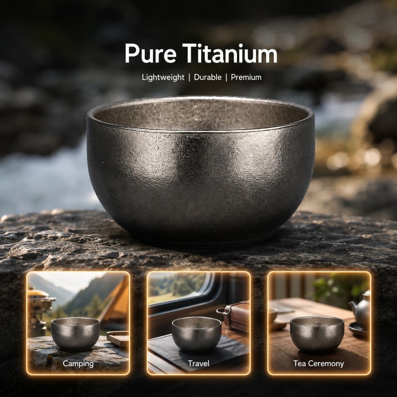 Pure Titanium Crystalline Mast – Camping Cooking Pot recenzja i cena
